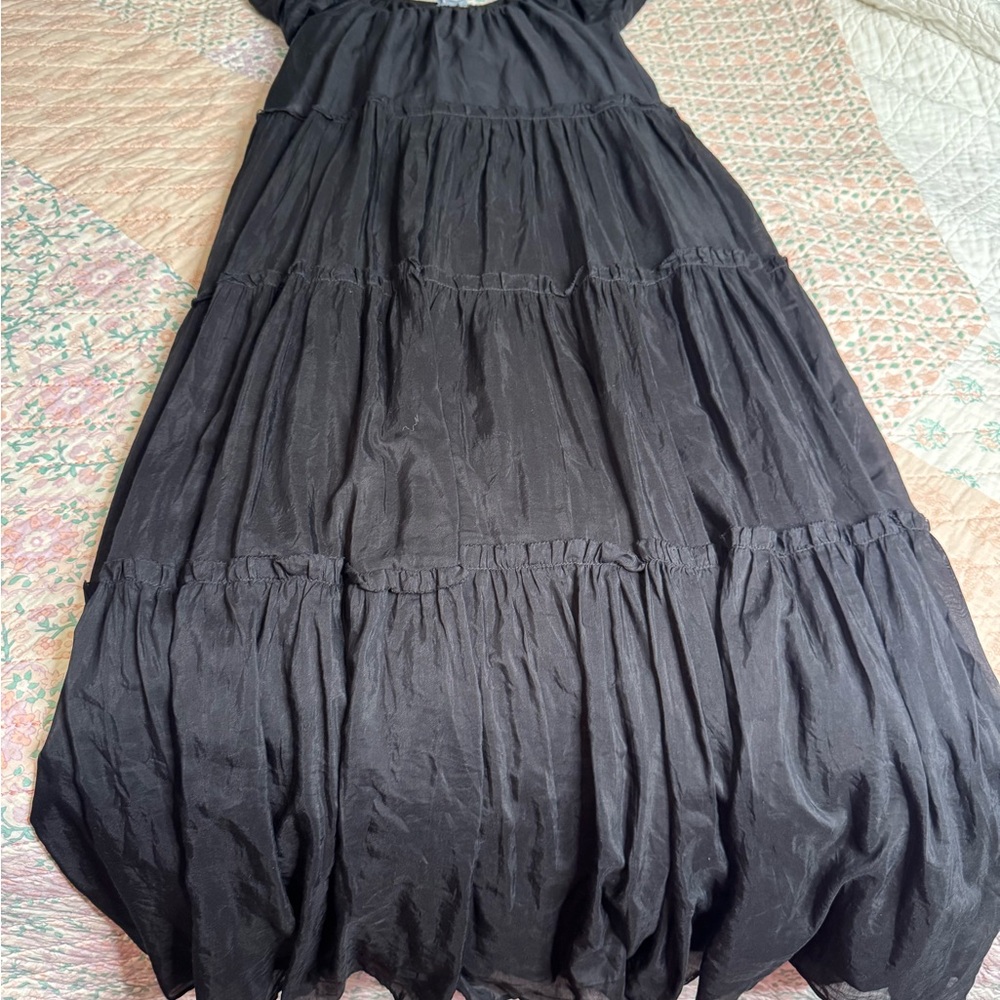 ANTONIO MELANI Black Maxi Dress